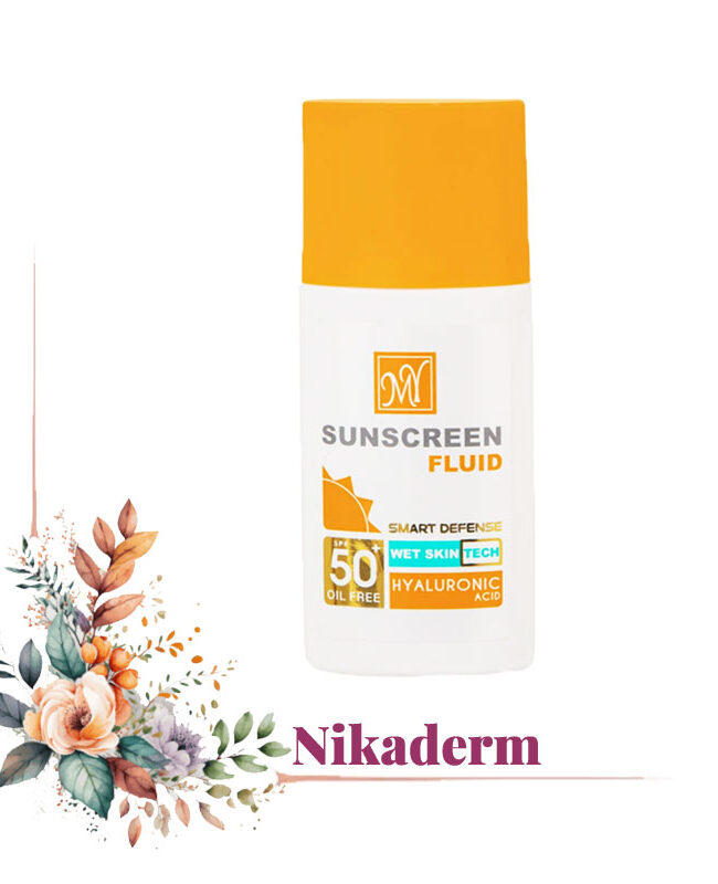 تستر کرم ضد آفتاب فلوئیدی بی‌رنگ SPF50 مای