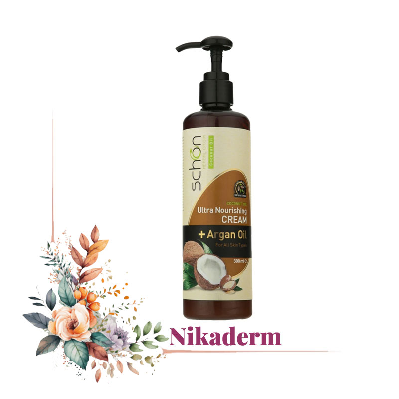 کرم مرطوب‌کننده پمپی شون Coconut Oil حجم 300 میلی لیتر