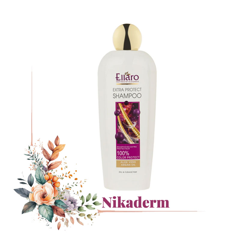شامپو مو الارو موهای خشک Extra Protect حجم 450 میلی لیتر