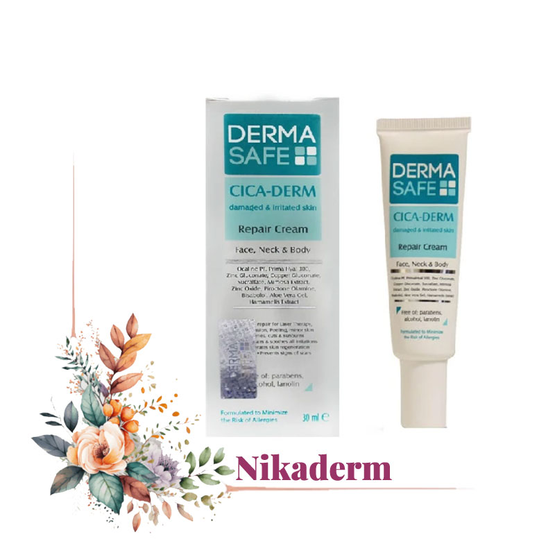 کرم ترمیم کننده درماسیف مدل Cica_Derm حجم 30 میلی لیتر