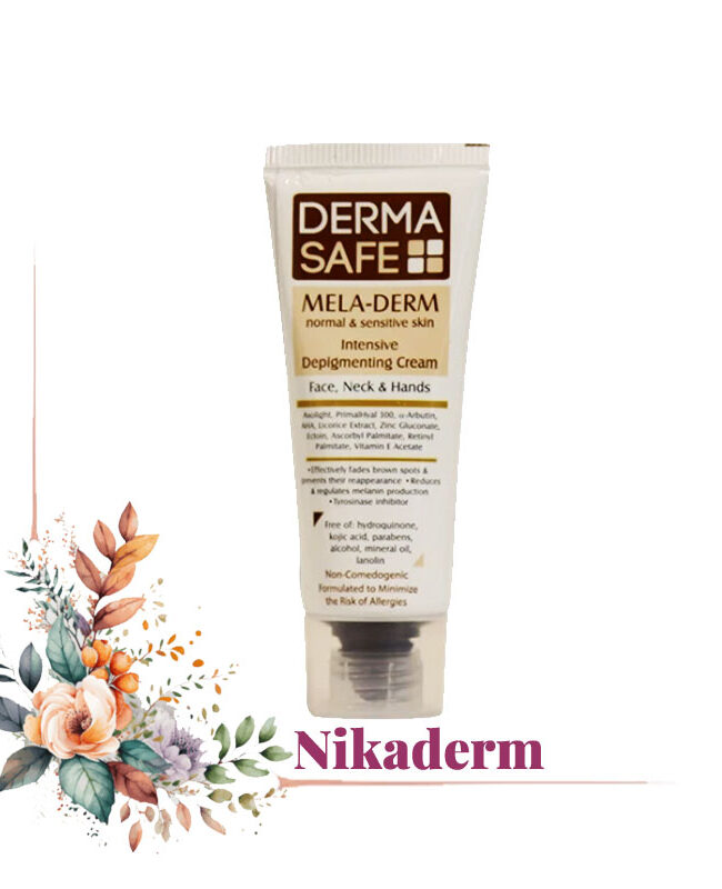 کرم روشن کننده درماسیف سری Mela-Derm مدل Depigmenting حجم ۲۵ میلی لیتر