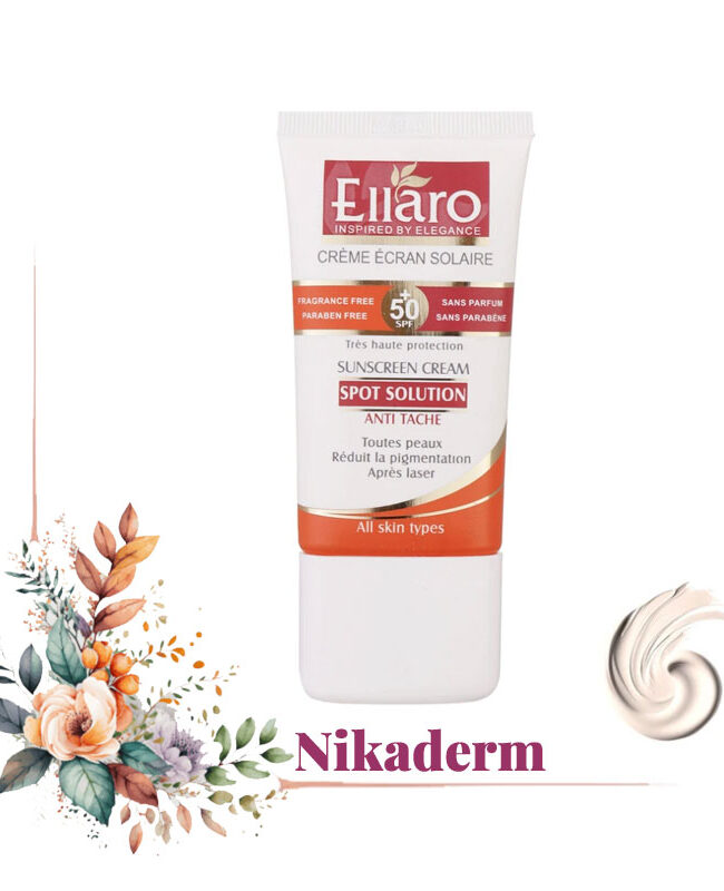کرم ضد آفتاب الارو،SPF 50،مدل Spot Solution حجم 40 میلی‌لیتر