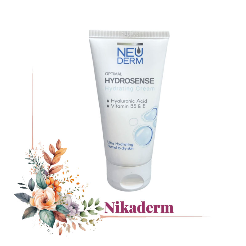کرم مرطوب‌کننده صورت نئودرم مدل Hyaluronic-acid با خواص رطوبت‌رسانی عمقی و ضد پیری