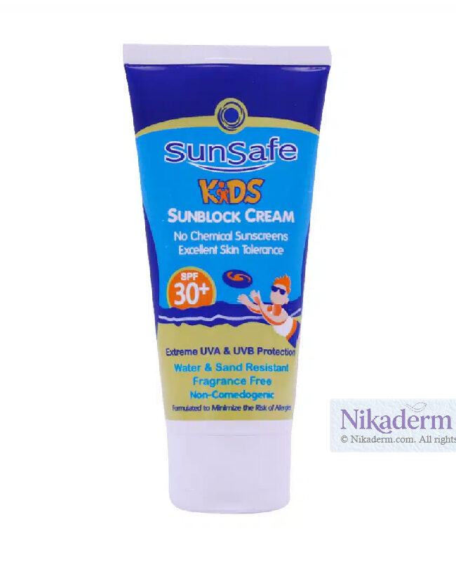 کرم ضد آفتاب کودکان SPF30 سان سیف 50ml